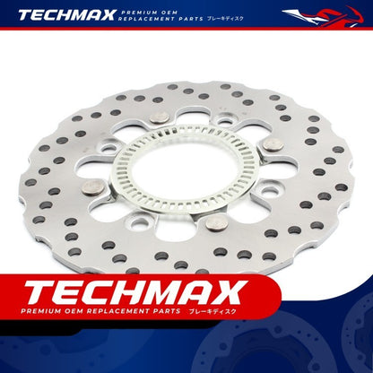 Techmax Brake Disc for Kawasaki Er6n Er6f Kle650 Rear Brake Disc Rear Disc Brake