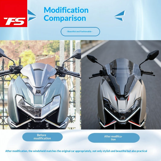 TFS ZONTES 150X Windshield Racing Windshield Crossbar Front Cover Zontes 150X Windshield