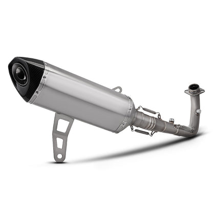 Akrapovic Zontes 368G Titanium Exhaust Pipe and Muffler Full System Exhaust for Scooters Zontes 368G