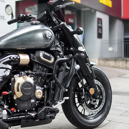 Cyclone RA600 Accessories Motorcycle Crash Bar Backrest Folding Rack for Cyclone RA 600 Side bag