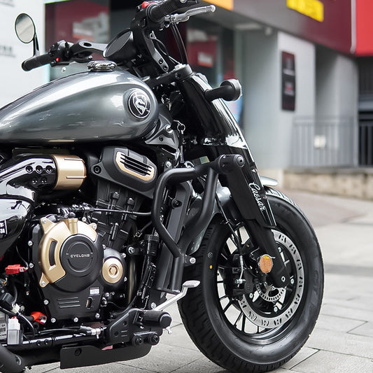 Cyclone RA600 Accessories Motorcycle Crash Bar Backrest Folding Rack for Cyclone RA 600 Side bag