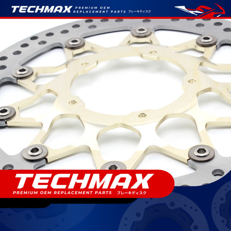 Techmax Brake Disc for Honda CBR1000RR 17-19 Years Brake Disc Front Brake Disc (SP Version Cannot!)