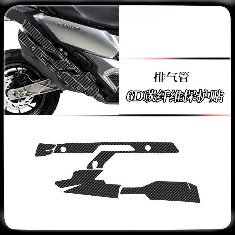 SYM ADXTG400 Carbon Fiber Tank Sticker for SYM ADXTG400 Anti-Scratch Motorcycle Decal Body Sticker