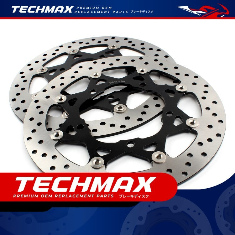 Techmax Brake Disc for Suzuki GSX-S750 17-22 Years Brake Disc Front Brake Disc