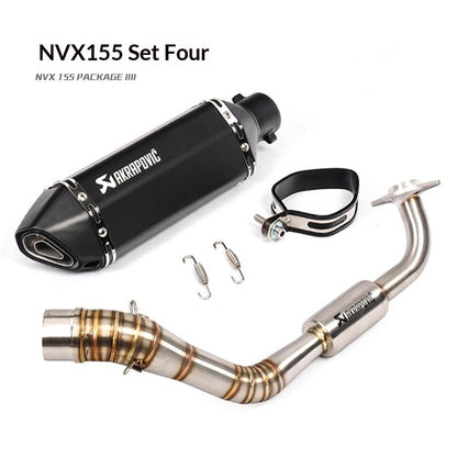 Yamaha Motorcycle NVX155 V1 Akrapovic AEROX155 Modified Full SC Project Exhaust Pipe Muffler NVX155