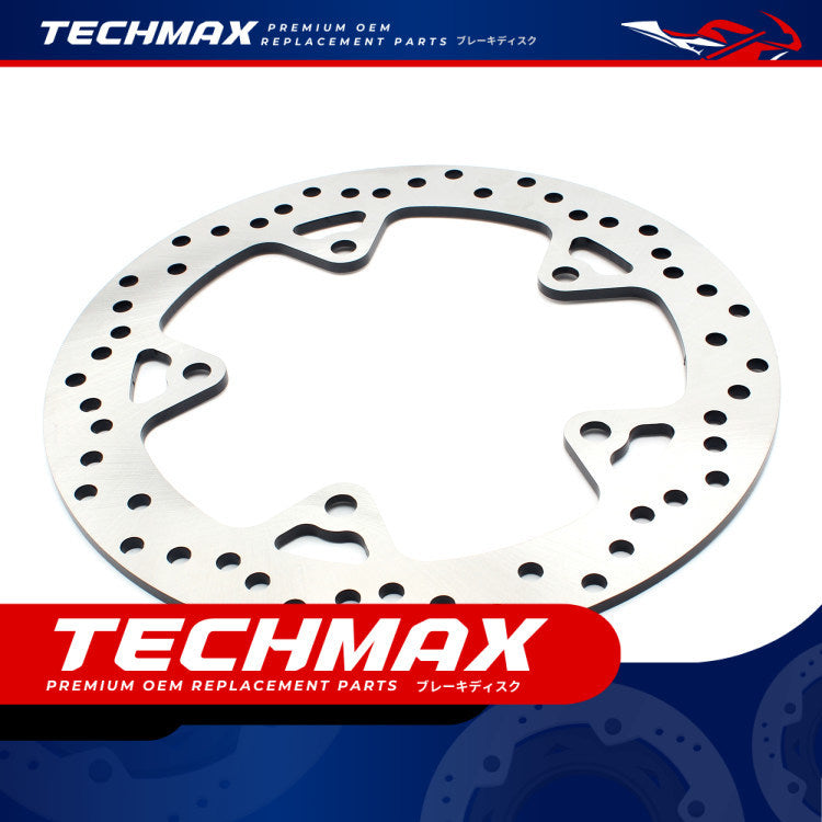 Techmax Brake Disc for BMW R1200GS R1200R R1200RT R1200RS Rear Brake Disc Rear Disc Brake