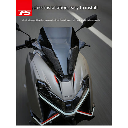 TFS ZONTES 150X Windshield Racing Windshield Crossbar Front Cover Zontes 150X Windshield