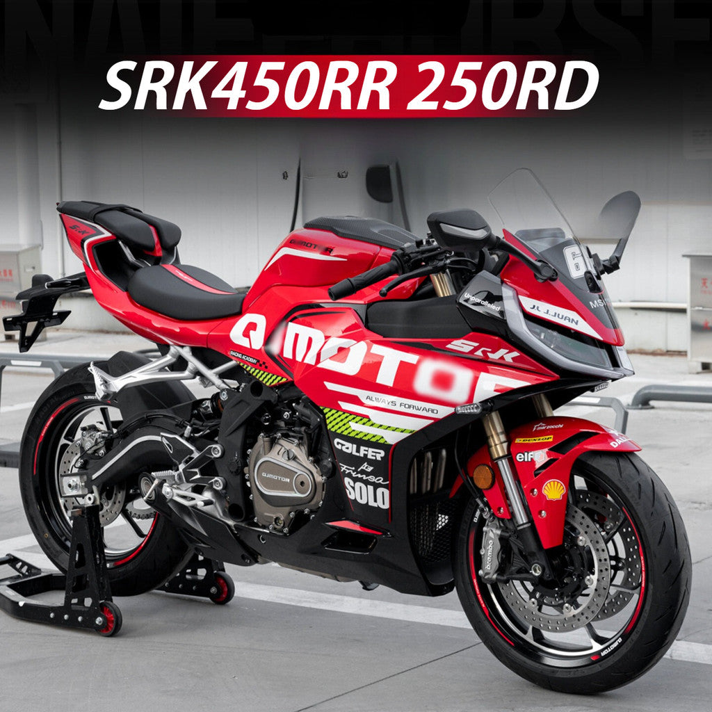 Qjmotor SRK450RR 250RD Motorcycle Body Sticker Decals Waterproof Mod Decoration Protective Film