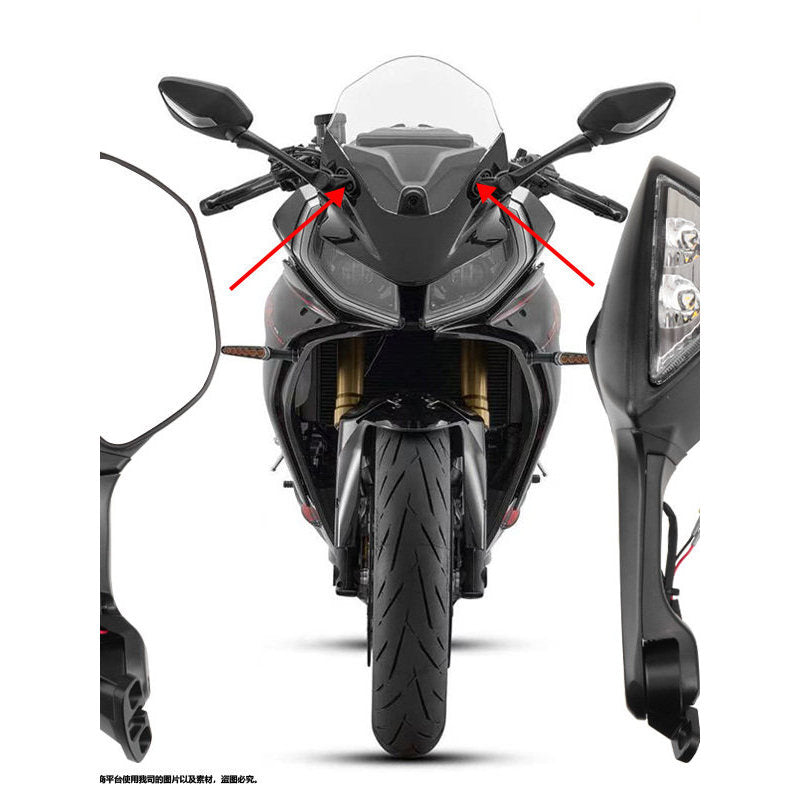 Qjmotor SRK450RR Accessories Winglet Front Winglet SRK250RD Absorber Racing Winglet Side Mirror