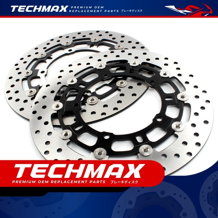 Techmax Brake Disc for Yamaha R6 2005-2016 Years Brake Disc Front Brake Disc