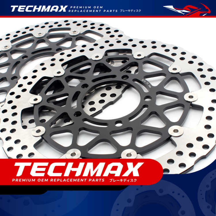 Techmax Brake Disc for Kawasaki ZX-10R 08-15 Years  Brake Disc Front Brake Disc ZX10R
