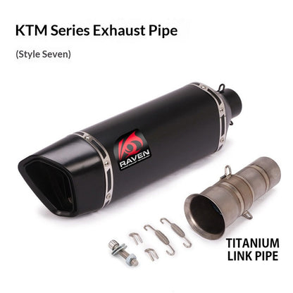 RAVEN KTM1050 1090 1190 1290ADV Exhaust Full System KTM Titanium Link Pipe KTM Motorcycle Exhaust
