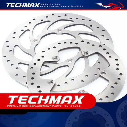 Techmax Brake Disc for BMW G310R 2016-2023 Front and Rear Brake Disc G310R