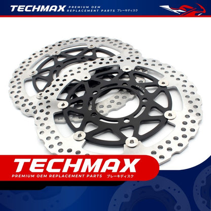 Techmax Brake Disc for Kawasaki Z1000SX 11-23 Years Brake Disc Front Brake Disc Z1000 SX