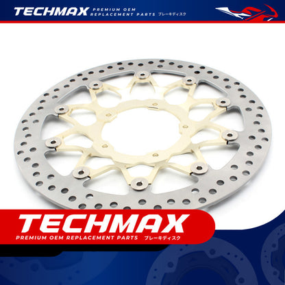 Techmax Brake Disc for Honda CBR1000RR 17-19 Years Brake Disc Front Brake Disc (SP Version Cannot!)