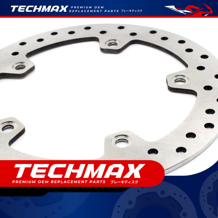 Techmax Brake Disc for BMW C650GT C650sport 12-21 Years Front and Rear Brake Disc