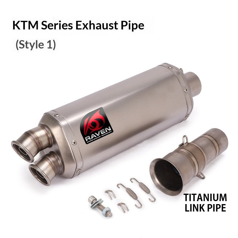 RAVEN KTM1050 1090 1190 1290ADV Exhaust Full System KTM Titanium Link Pipe KTM Motorcycle Exhaust