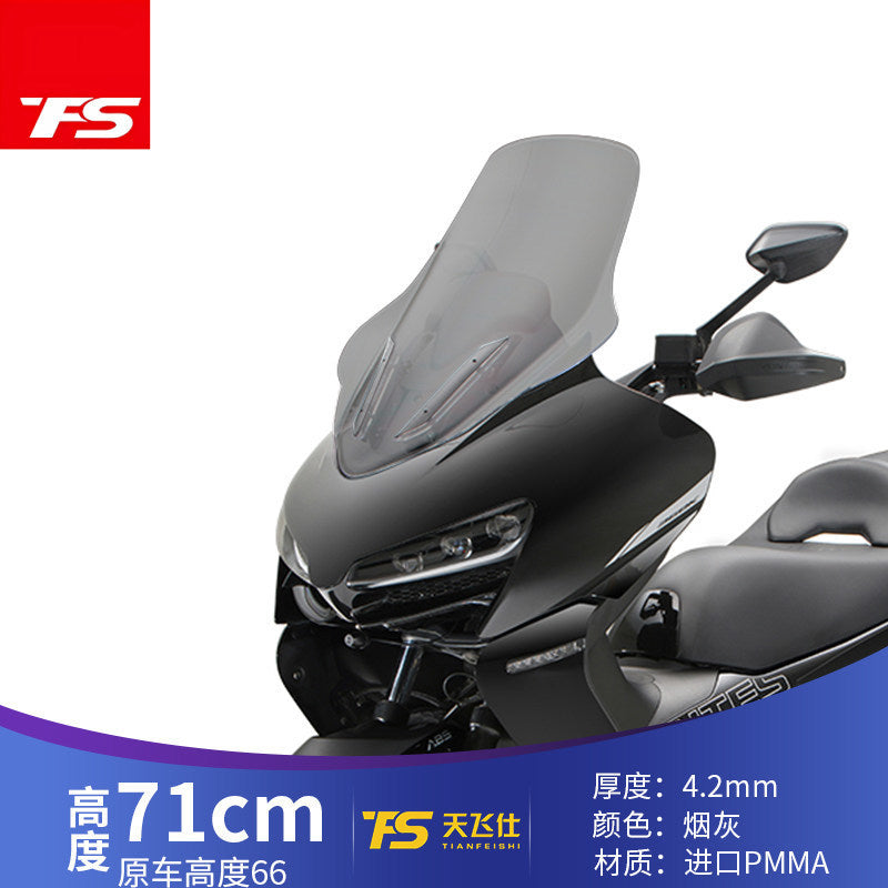 TFS ZONTES 368K Modified and Heightened Windshield 368K Windshield 368K Accessories Front Windshield