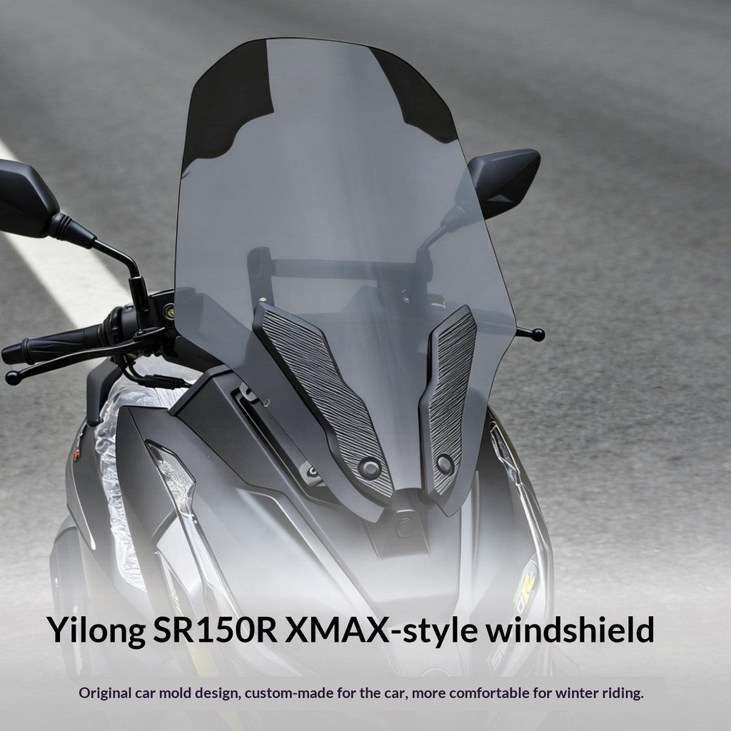 TFS VOGE SR150R Windshield Xmax Style Design Windscreen SR150R Deflector Motorcycle Windshield