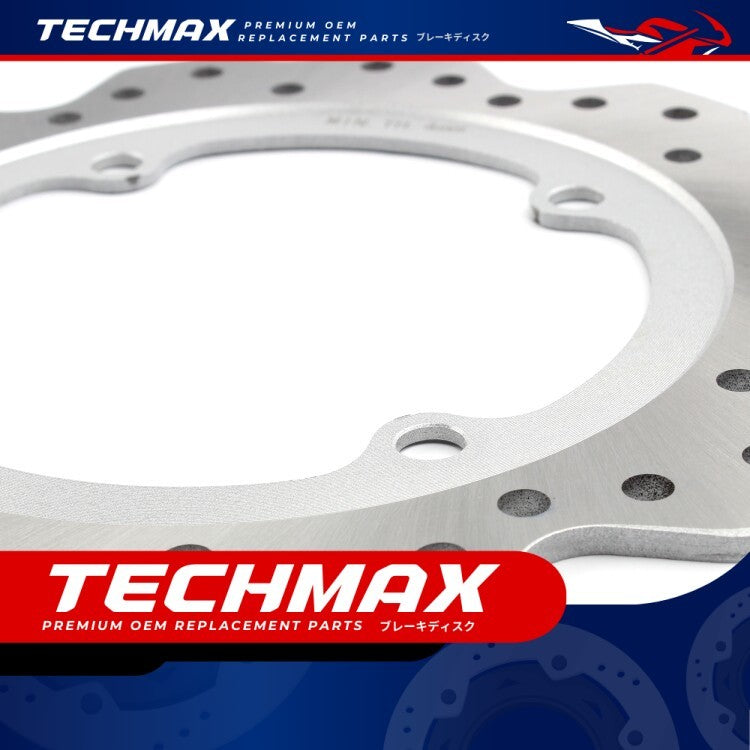 Techmax Brake Disc for Honda CB650F CBR650F Front and Rear Brake Disc Front and Rear Disc Brake