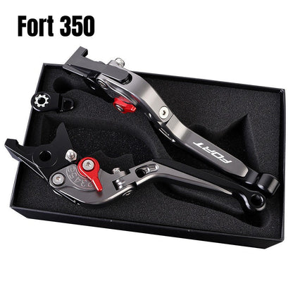 QJMOTOR FORT350 Modified Brake Lever with Parking Brake Fort 350 Handle Brake LEver Fortress 350