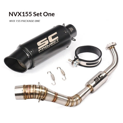 Yamaha Motorcycle NVX155 V1 Akrapovic AEROX155 Modified Full SC Project Exhaust Pipe Muffler NVX155