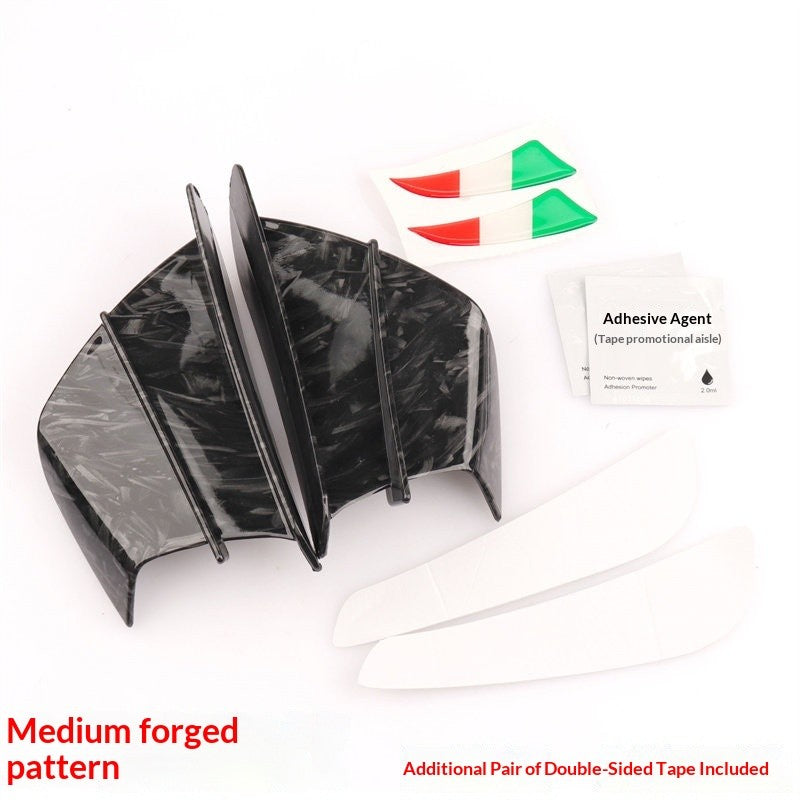 QJMOTOR SRK250R Modified Winglet Side Mirror Winglet Shark Fin Winglet Blade Side Winglet