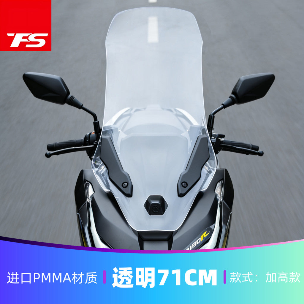 TFS VOGE SR150R Motorcycle Windshield Upgrade Front Windscreen SR150R Deflector Protector Screen