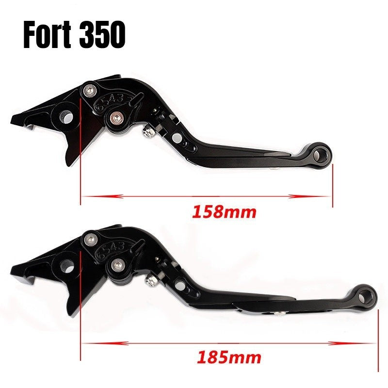QJMOTOR FORT350 Modified Brake Lever with Parking Brake Fort 350 Handle Brake LEver Fortress 350