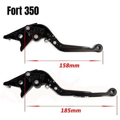 QJMOTOR FORT350 Modified Brake Lever with Parking Brake Fort 350 Handle Brake LEver Fortress 350