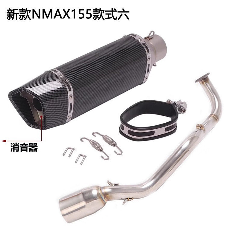 Yamaha NMAX155 V1 V2 V3 Front Header Full System Motorcycle Scooter Exhaust V1 Nmax V2 V3 Akrapovic