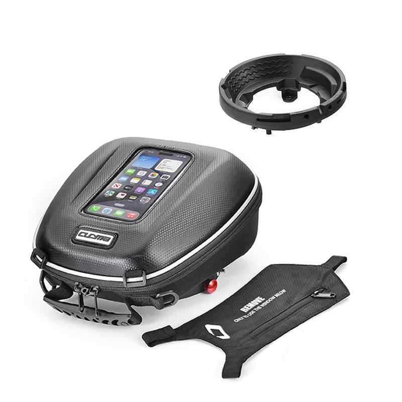 CUCYMA Motorcycle Quick Release Fuel Tank Bag for Kawasaki Kawasaki Ninja 250 Ninja 650 with Lock