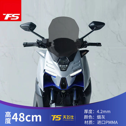 TFS ZONTES 368M Windshield Increased High Wide Front Windshield 368M Defector Windscreen