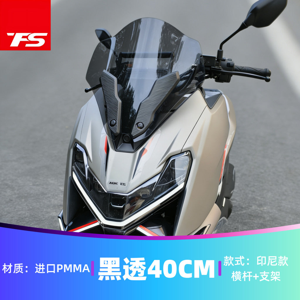 TFS ZONTES 150X Windshield Racing Windshield Crossbar Front Cover Zontes 150X Windshield