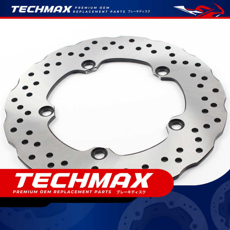Techmax Brake Disc for Yamaha Mt07 Tracer700 Tenere700 Rear Brake Disc Rear Disc Brake