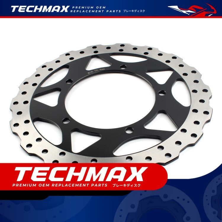 Techmax Brake Disc for Kawasaki Versys-X250 17-23 Years Front and Rear Brake Disc Brake Versys X 250