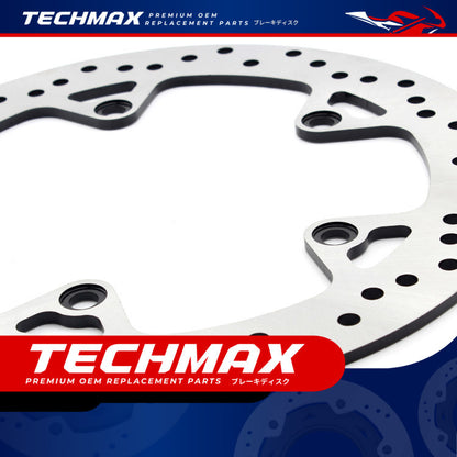 Techmax Brake Disc for BMW R1200GS R1200R R1200RT R1200RS Rear Brake Disc Rear Disc Brake