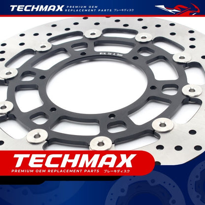 Techmax Brake Disc Compatible with BMW F700GS F800GS F800GS ADV 2008-2017 Front Brake Disc