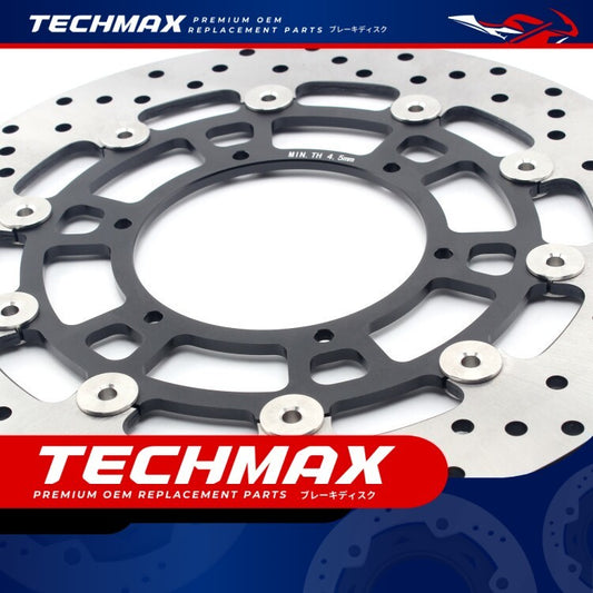 Techmax Brake Disc Compatible with BMW F700GS F800GS F800GS ADV 2008-2017 Front Brake Disc