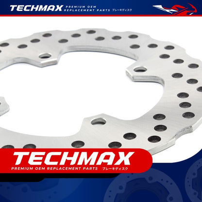 Techmax Brake Disc for Kawasaki ZX-6R 636 ZX-10R Rear Brake Disc Rear Disc Brake ZX6R ZX10R
