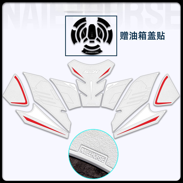 Qjmotor SRK450RR 250RD Motorcycle Body Sticker Decals Waterproof Mod Decoration Protective Film