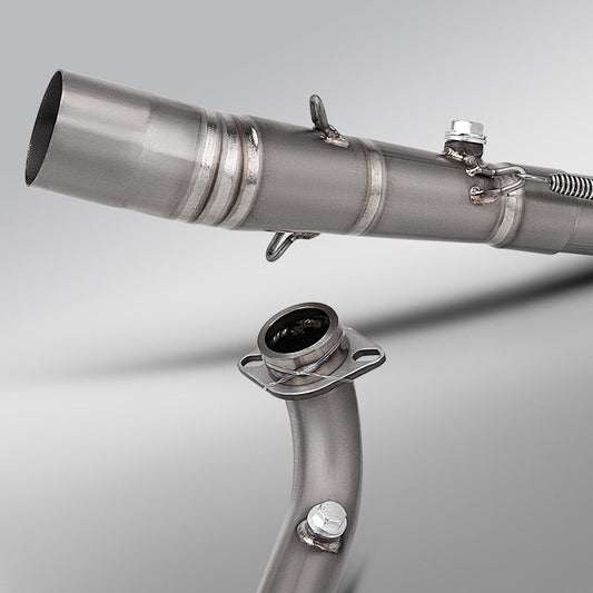 Akrapovic Zontes 368G Titanium Exhaust Pipe and Muffler Full System Exhaust for Scooters Zontes 368G