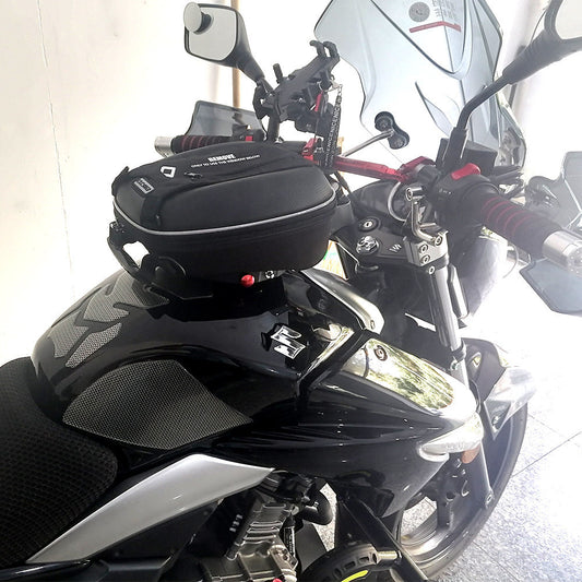 CUCYMA Motorcycle with Lock Quick Release Fuel Tank Bag for Suzuki GSR 600 GSX-S750 SVF 650 Gladius