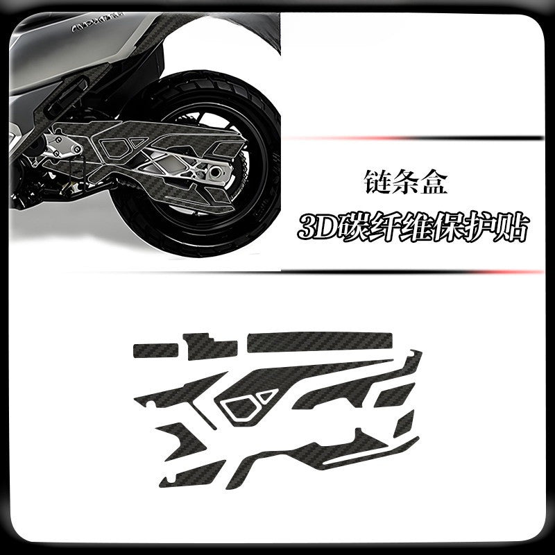 SYM ADXTG400 Carbon Fiber Tank Sticker for SYM ADXTG400 Anti-Scratch Motorcycle Decal Body Sticker