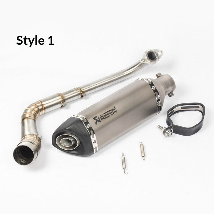 Yamaha NMAX155 V1 V2 V3 Front Header Full System Motorcycle Scooter Exhaust V1 Nmax V2 V3 Akrapovic