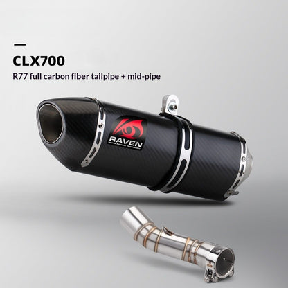 RAVEN CFMOTO CLX700 Stainless Steel Mid-section Exhaust Pipe Modification Motorcycle Exhaust