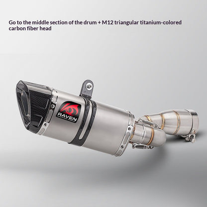 RAVEN Exhaust Mid Pipe for KTM DUKE 390 ADV Duke200 V2 Rc200 Upgrade Middle Section Slip On