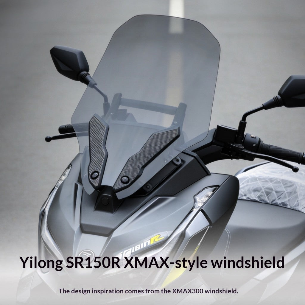 TFS VOGE SR150R Windshield Xmax Style Design Windscreen SR150R Deflector Motorcycle Windshield