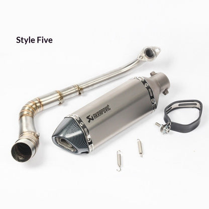 Yamaha NMAX155 V1 V2 V3 Front Header Full System Motorcycle Scooter Exhaust V1 Nmax V2 V3 Akrapovic