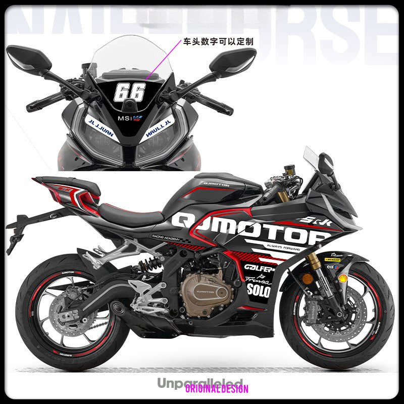 Qjmotor SRK450RR 250RD Motorcycle Body Sticker Decals Waterproof Mod Decoration Protective Film